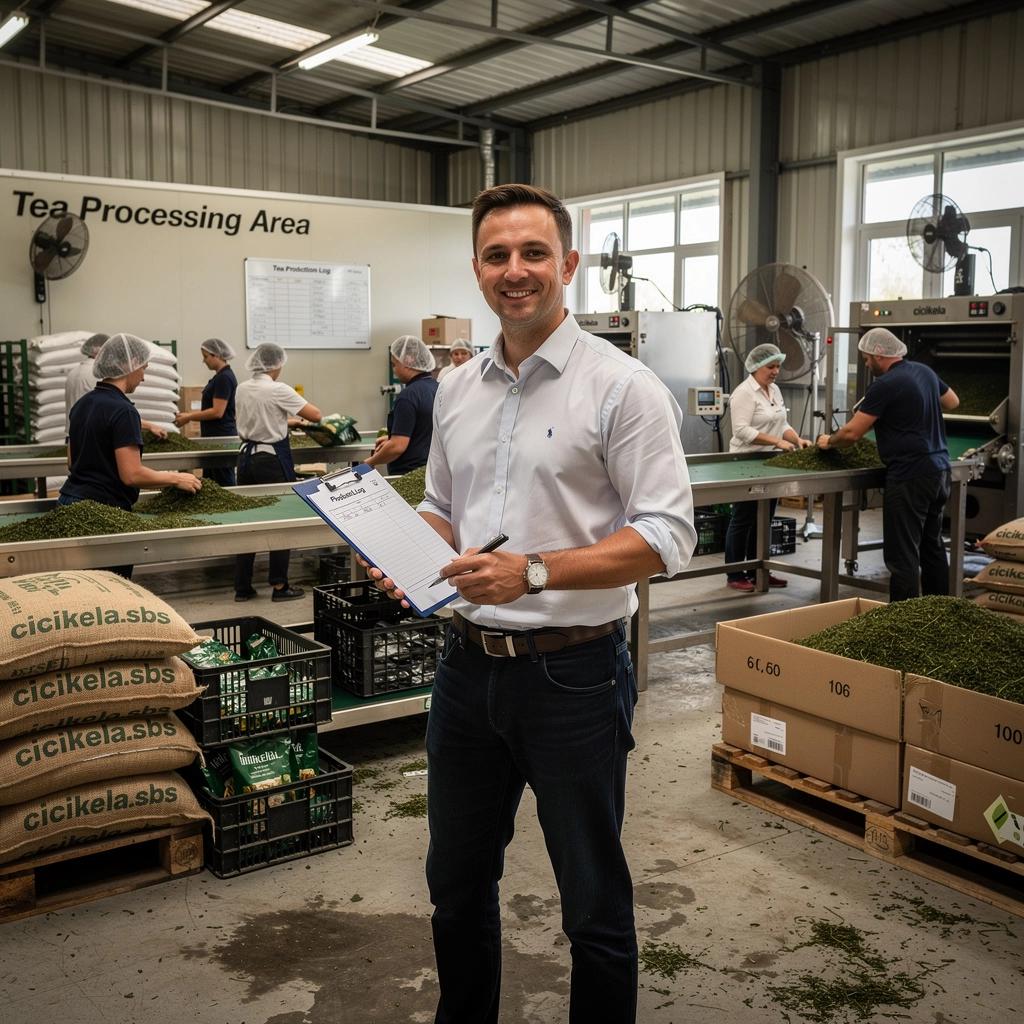 Citrusinių arbatos ingredientų asortimentas, įskaitant finger lime.